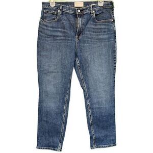Everlane‎ High Waist Straight Ankle Jeans Blue Size 33 Regular
